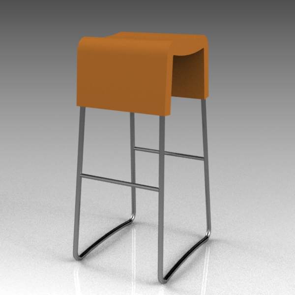 Plint bar stool by Materia. 