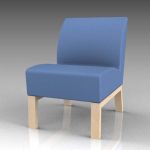 Robust easy chair by Materia