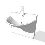 Art Ceram, Wall Mini handwash basin, by Urbinati