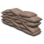 Sand bags for makeing temporary bunkers and for di...