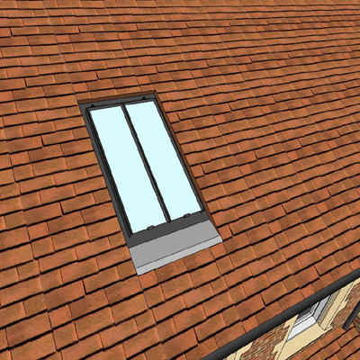 CR-10 conservation style rooflight
617x1080mm. 