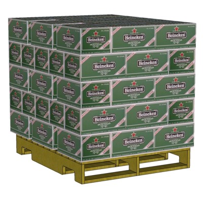 Pallet & Load for Warehouse Equipment. 
Got Beer?. 