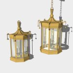 Charles Edwards Pagoda bell lanterns. Available in...