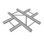 Aluminium ladder truss angular jointing section fr...
