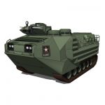 The AAV-7A1 is a fully tracked amphibious landing ...