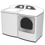 GE Monogram Harmony Domestic Top Load Washer and D...