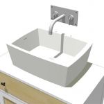 Wash-basins in Cristal Plant, wall-or top-mounted ...