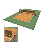 Volleyball court indoor and outdoor(sand court)