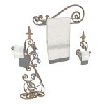 Arabesque bathroom collection includes standing to...