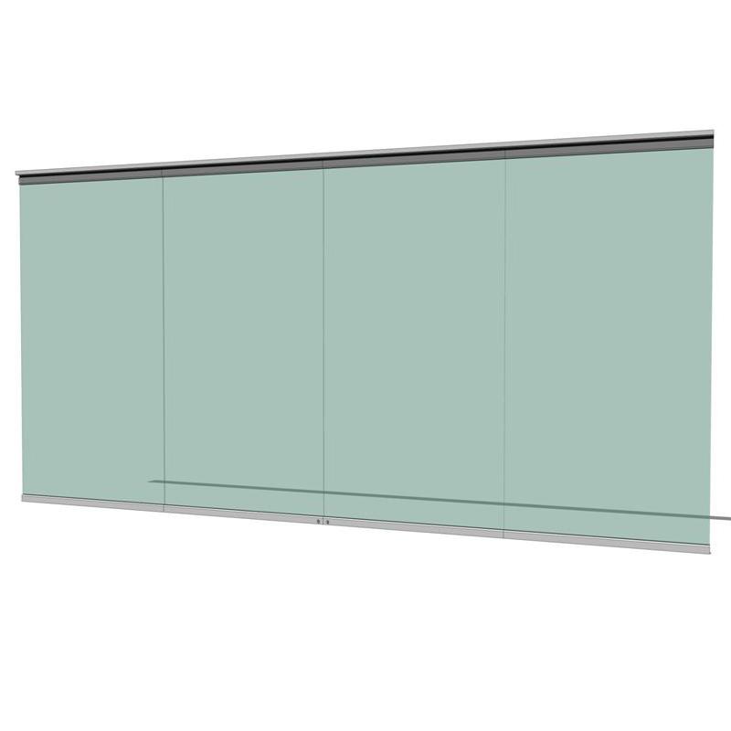 Glass Wall Partition System. Available in 2 widths.... 