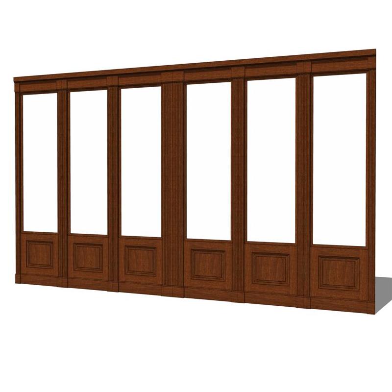 Wood Wall Partition Systems. Available in 2 height.... 