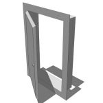 Nystrom Access Door LW4872 with two layers set for...