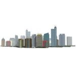 This set contains 3 groups of low poly buildings, ...
