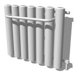 Seta Tower Towel Radiator by Bisque. Great additio...