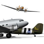 The Douglas DC-3 is a fixed-wing, propeller-driven...