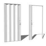 Plastic folding door for hospitals or medical faci...