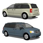 The Dodge Caravan and Grand Caravan are minivans m...