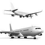 The Airbus A340 is a four engined widebody commerc...