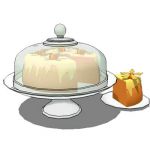 Generic cake dome
24 ins x 9 ins ht

note:- mos...