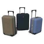 Set of three trolley cases.
