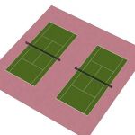 2 battery tennis courts in minimum, preferred mini...