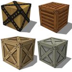 Various Crates. Great for filling a warehouse or a...