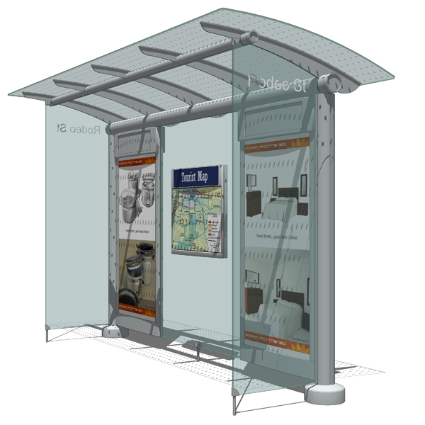 Astral Media Outdoor´s Canopy transit shelte.... 