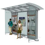 Astral Media Outdoor´s Canopy transit shelte...