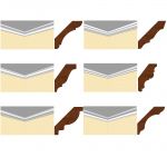 Crown Moulding Set 1-4. These profiles can be push...