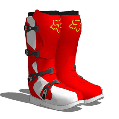 Motorcycle boots by Fox Sports. 