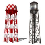 Water towers set