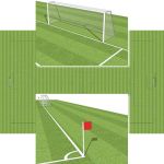 Generic Soccer (Football, Futbol) Field with goals...