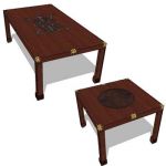 Oriental coffee & end table