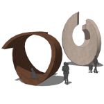 These simple but dynamic sculptures can be used fo...