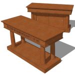 Imperial Woodworks communion tables 8300 and 8305....
