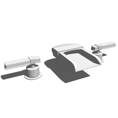 Alterna Widespread Lavatory Faucet 3d Model Formfonts 3d Models