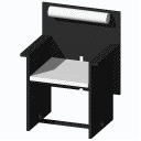 Archicad 11 Object Library, design chair 08