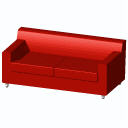 Archicad 11 Object Library, Design Sofa 02. 