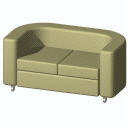 Archicad 11 Object Library, Design Sofa 06
