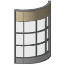Archicad Library 11 object parts, Doors, Curtain W.... 