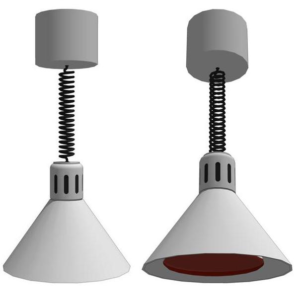 Hatco Heat lamps Set 2 3D Model - FormFonts 3D Models 