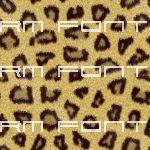 Seamless leopard fur