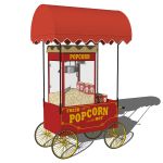View Larger Image of Popcorn machine carts
