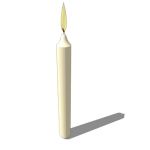 View Larger Image of dining candle