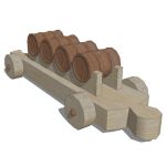View Larger Image of Wood Toy Train A