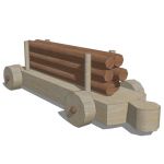 View Larger Image of Wood Toy Train A