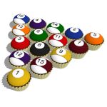 View Larger Image of Billiard Cupcake Set
