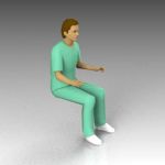 View Larger Image of Seated Scrubs