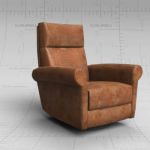 View Larger Image of Ava leather recliner