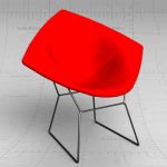 View Larger Image of Bertoia Diamond chair